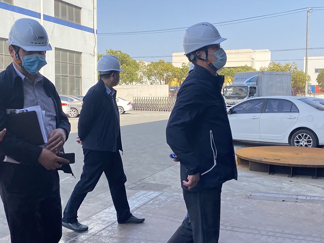 【春風(fēng)送暖，戰(zhàn)“疫”有情】奉賢區(qū)奉城鎮(zhèn)領(lǐng)導(dǎo)蒞臨東蒙，慰問公司疫情防控一線職工